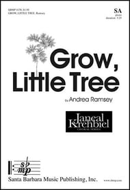 Grow, Little Tree SA choral sheet music cover Thumbnail